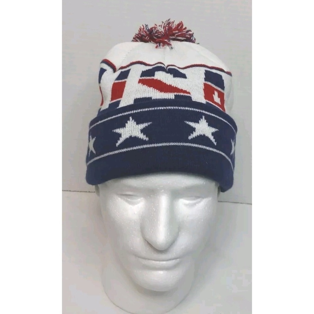 American Eagle USA Pom Pom Winter Hat NWT